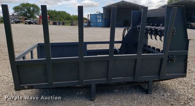 image for item DO3018 Top Notch  skid steer bale processor