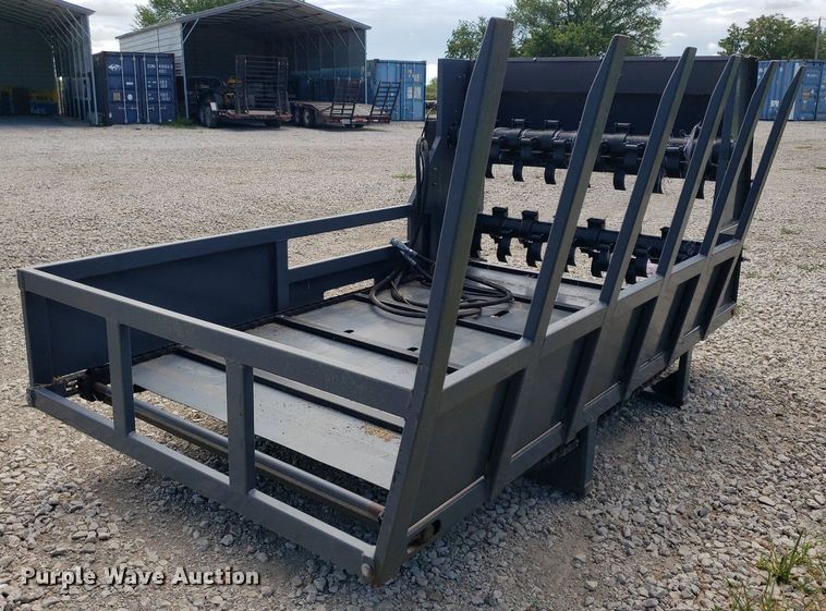 image for item DO3018 Top Notch  skid steer bale processor