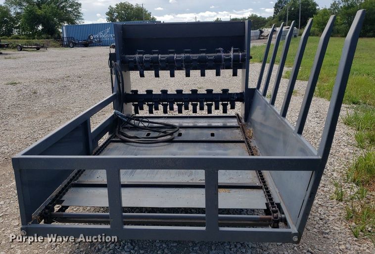 image for item DO3018 Top Notch  skid steer bale processor