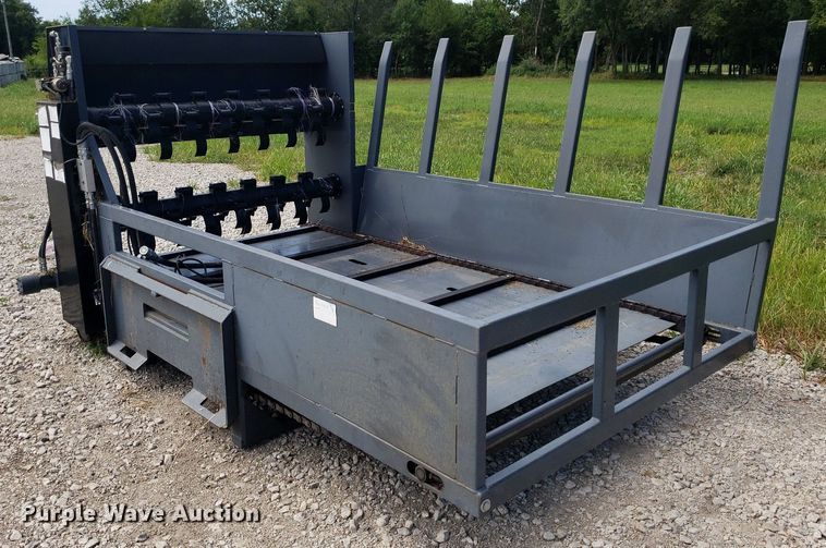 image for item DO3018 Top Notch  skid steer bale processor