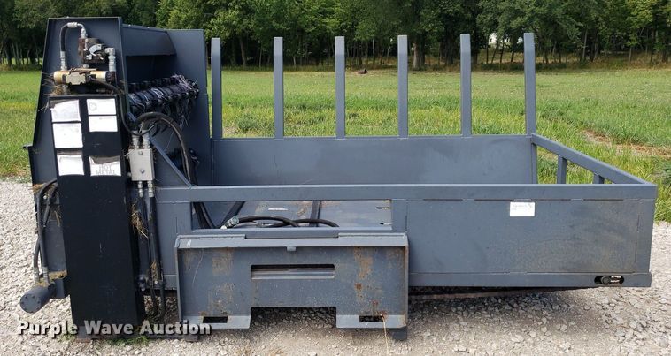 image for item DO3018 Top Notch  skid steer bale processor