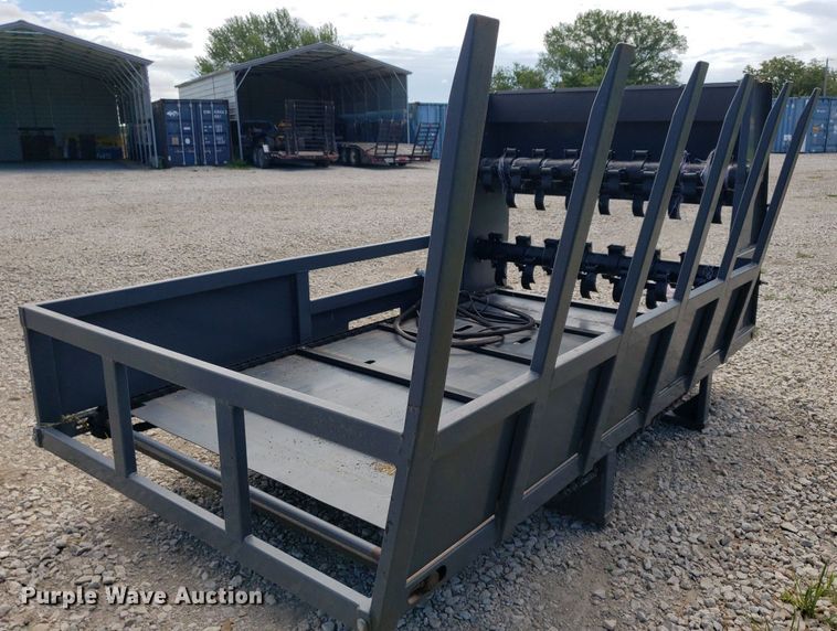 image for item DO3018 Top Notch  skid steer bale processor