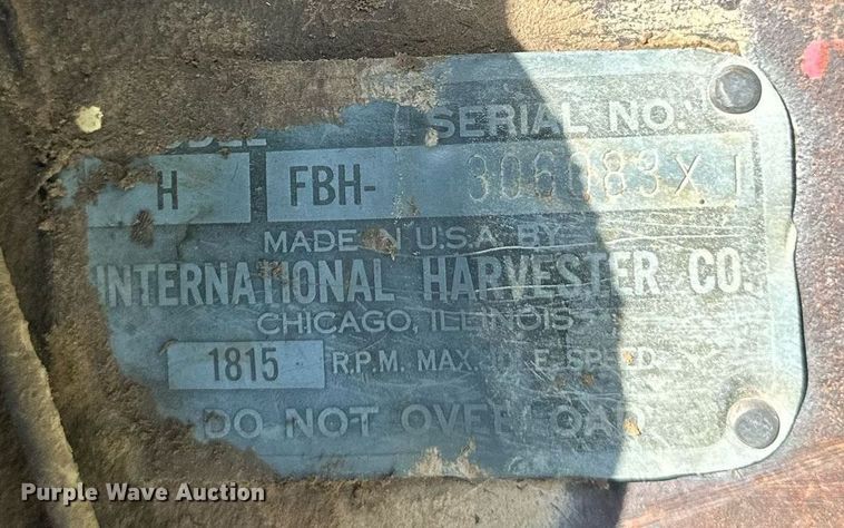 image for item KM9876 1941 Farmall H  tractor