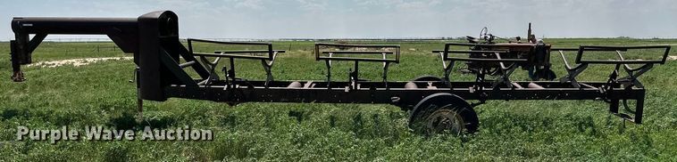 image for item KM9877 Shop built  hay bale trailer