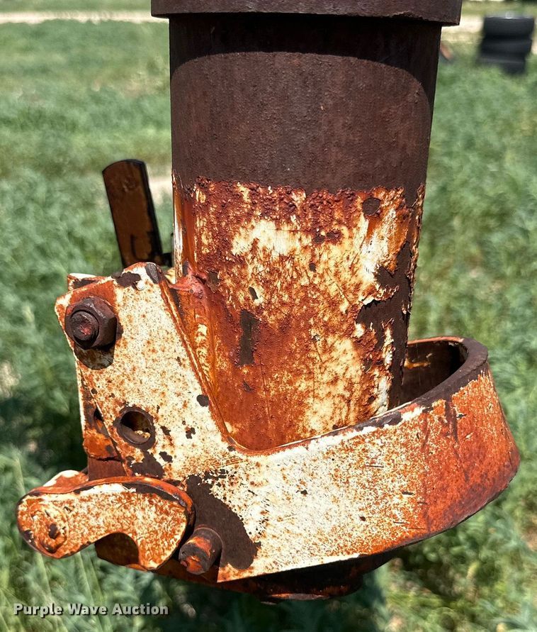 image for item KM9877 Shop built  hay bale trailer