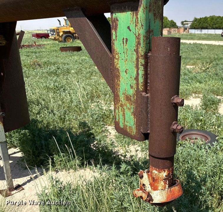 image for item KM9877 Shop built  hay bale trailer