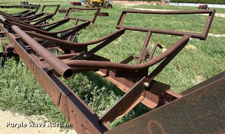 image for item KM9877 Shop built  hay bale trailer