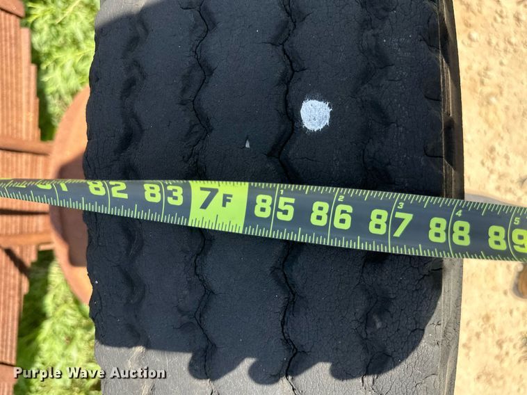 image for item KM9877 Shop built  hay bale trailer