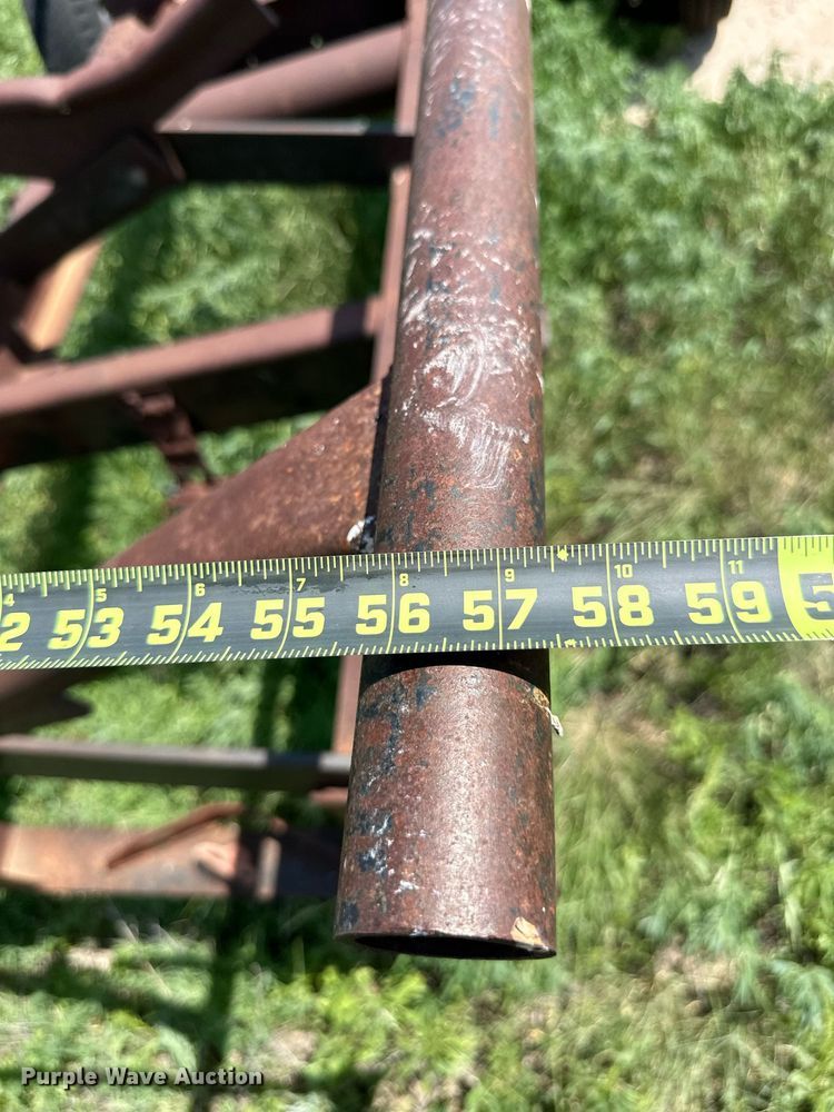 image for item KM9877 Shop built  hay bale trailer