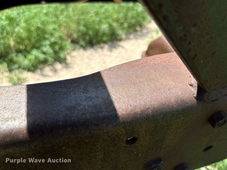 image for item KM9877 Shop built  hay bale trailer