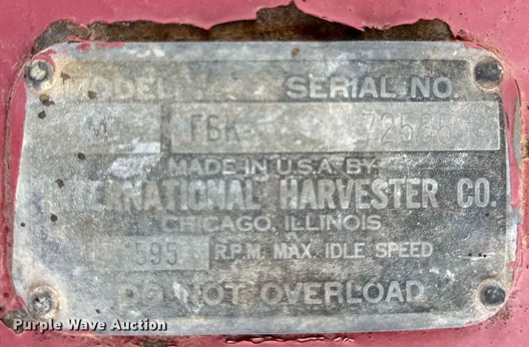 image for item KM9879 1944 Farmall M  tractor