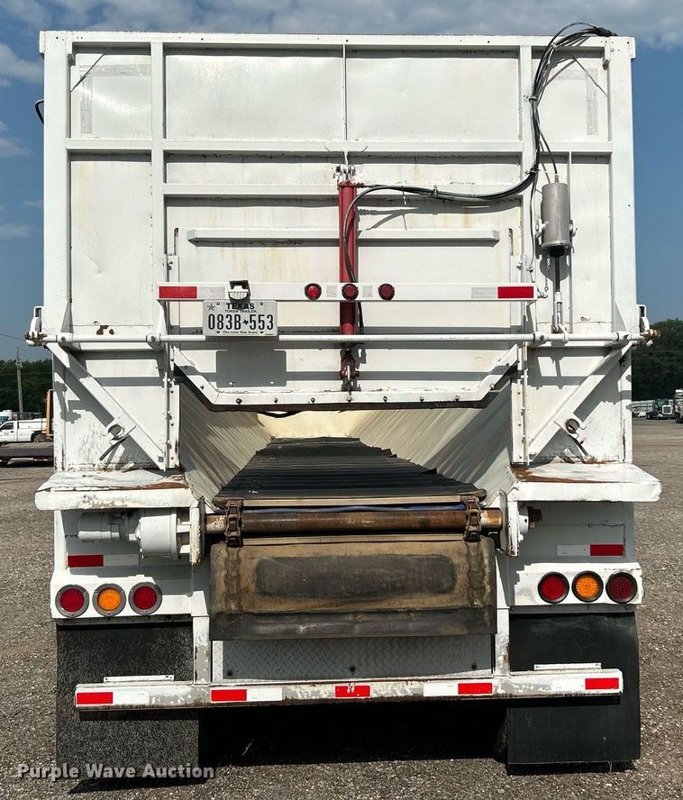 image for item KW9129 2007 Trinity Trailer Mfg Inc.  live bottom trailer