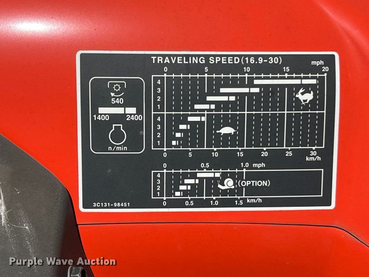 image for item LF9383 Kubota M7060D  MFWD tractor