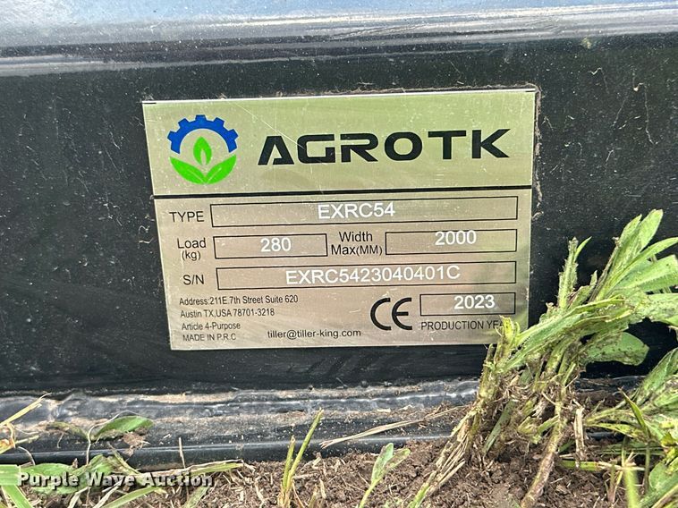 image for item ML9050 2023 Agrotk EXRC54  excavator rotary mower