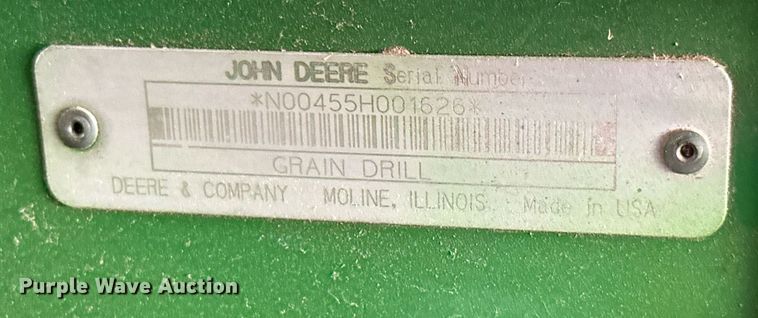 image for item ML9083 John Deere 455  grain drill