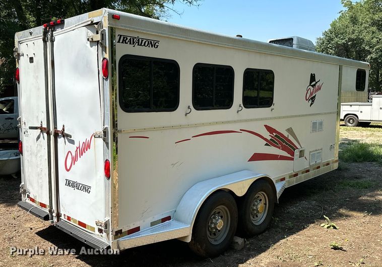 image for item ML9139 2000 Liberty Travalong  horse trailer