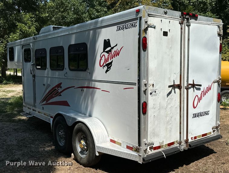 image for item ML9139 2000 Liberty Travalong  horse trailer
