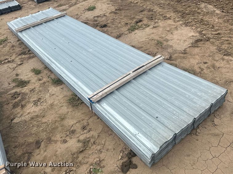 image for item NM9505 (160) sheets of metal siding/roofing