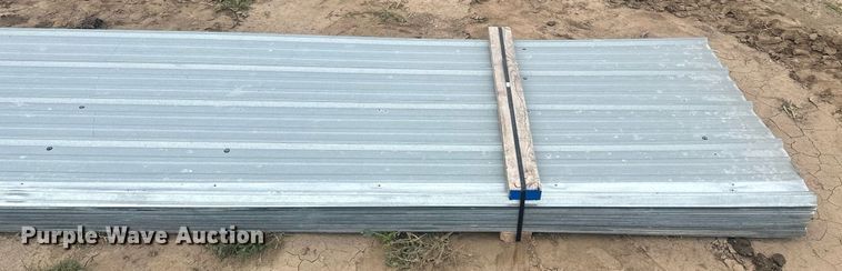 image for item NM9505 (160) sheets of metal siding/roofing