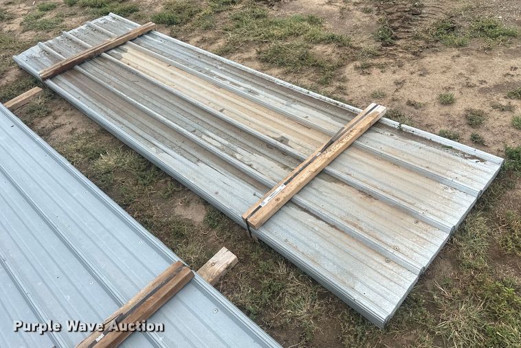 image for item NM9510 (120) sheets of metal siding/roofing