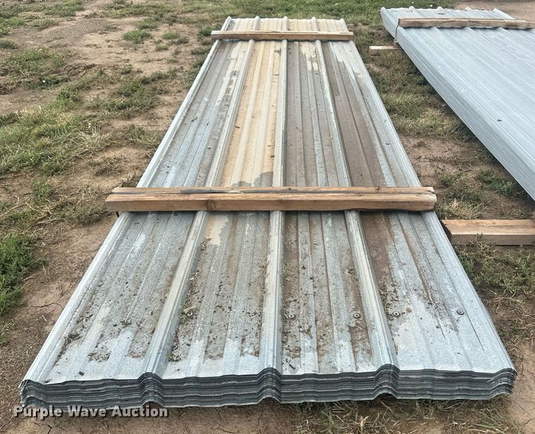 image for item NM9510 (120) sheets of metal siding/roofing