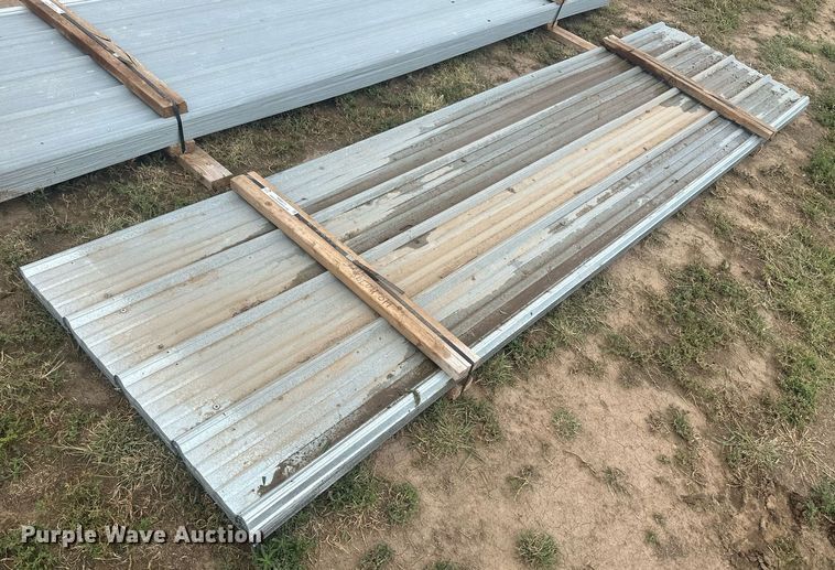 image for item NM9510 (120) sheets of metal siding/roofing