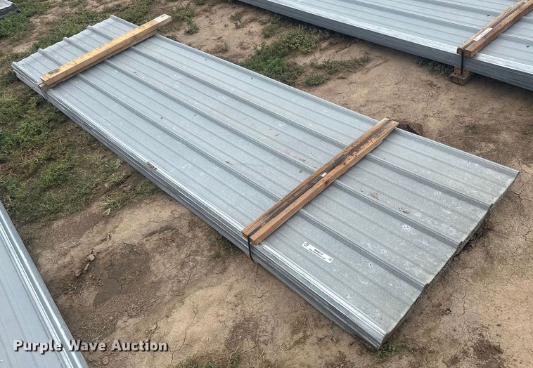image for item NM9512 (160) sheets of metal siding/roofing