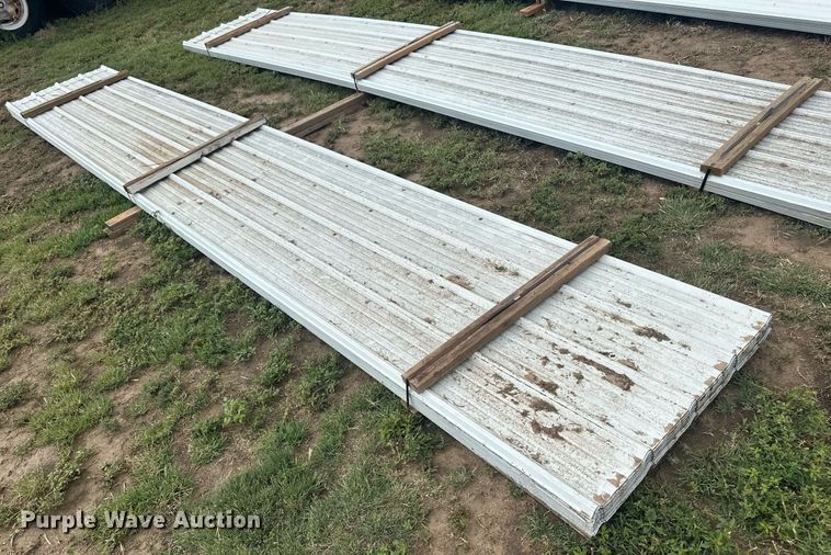 image for item NM9539 (150) sheets of metal siding/roofing