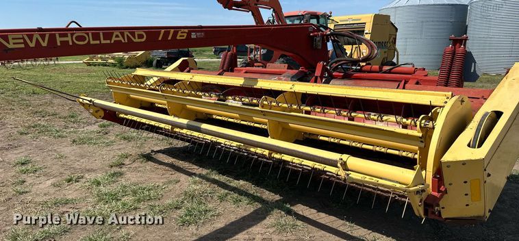 image for item NP9975 New Holland 116  swather / windrower
