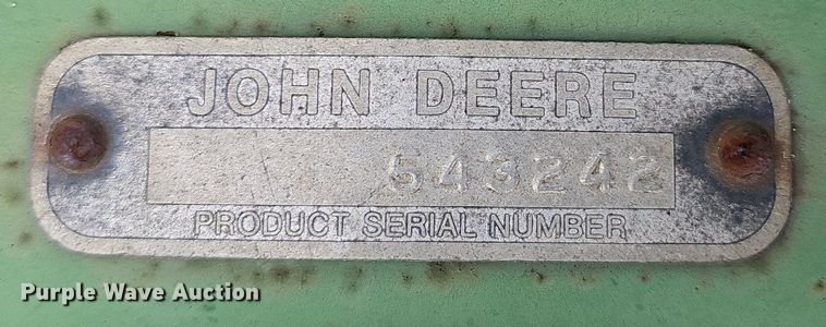 image for item NT9867 John Deere 215  rigid head