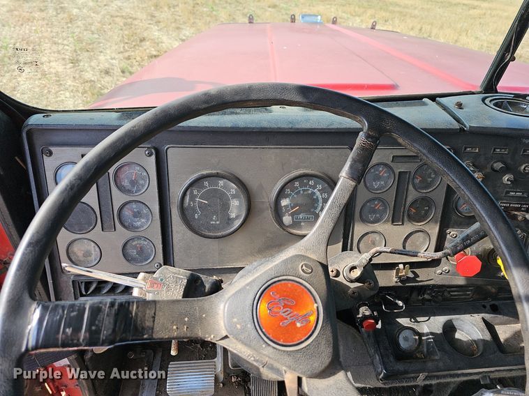 image for item NT9912 1988 International F9370  grain truck with trailer