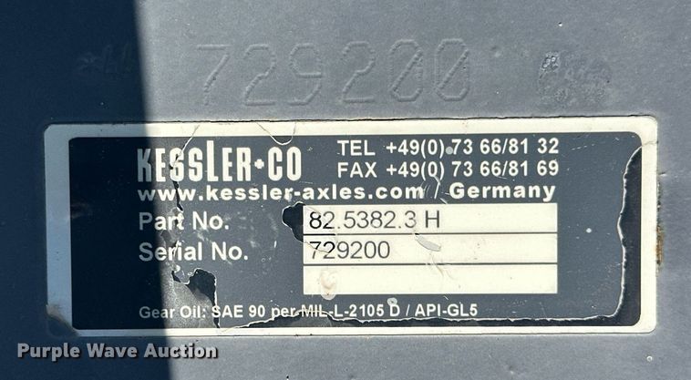 image for item OC9321 (2) Kessler axles