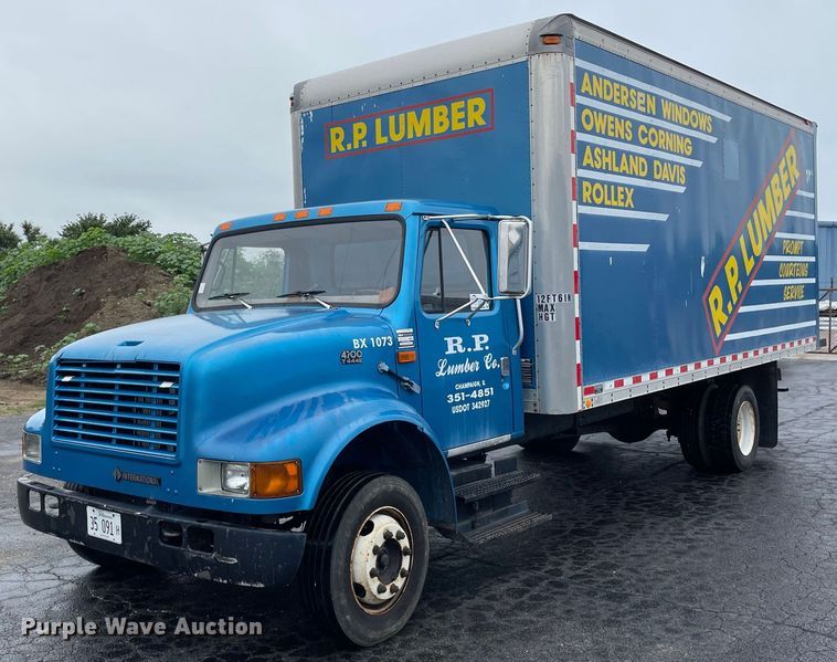 image for item DL3965 1998 International 4700  box truck