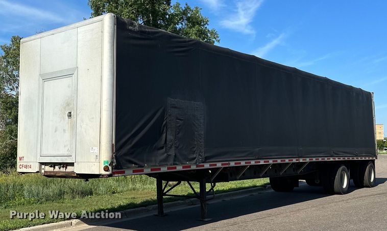 image for item DQ7336 1998 Transcraft  side curtain trailer