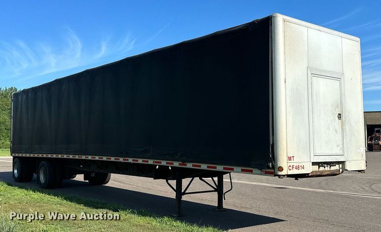 image for item DQ7336 1998 Transcraft  side curtain trailer
