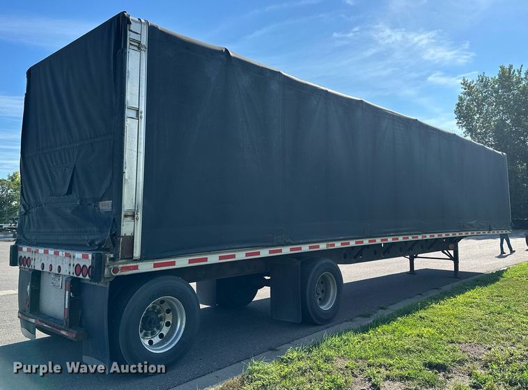image for item DQ7336 1998 Transcraft  side curtain trailer