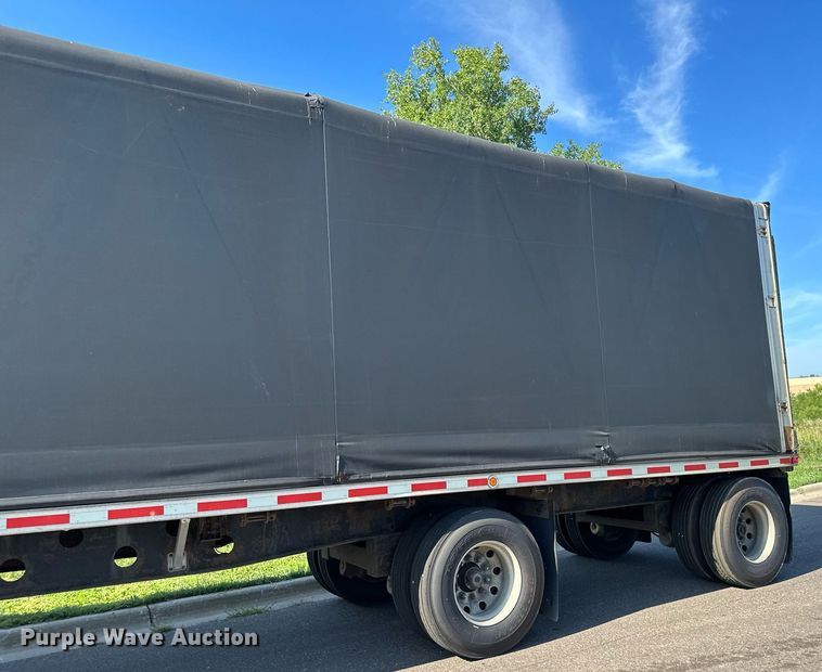 image for item DQ7336 1998 Transcraft  side curtain trailer