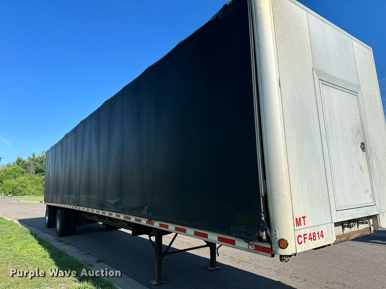 image for item DQ7336 1998 Transcraft  side curtain trailer