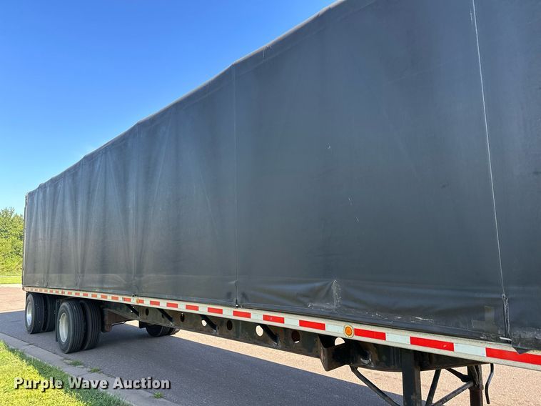 image for item DQ7336 1998 Transcraft  side curtain trailer