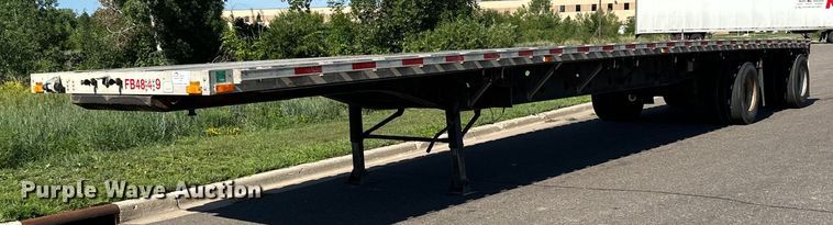 image for item DQ7337 1997 Transcraft Eagle W2  flatbed trailer