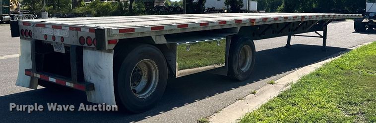 image for item DQ7337 1997 Transcraft Eagle W2  flatbed trailer