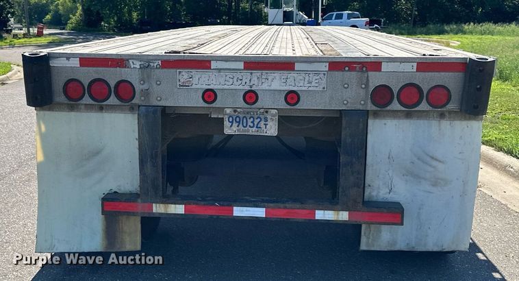 image for item DQ7337 1997 Transcraft Eagle W2  flatbed trailer