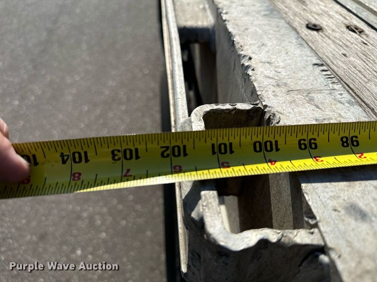 image for item DQ7337 1997 Transcraft Eagle W2  flatbed trailer