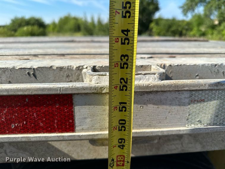 image for item DQ7337 1997 Transcraft Eagle W2  flatbed trailer