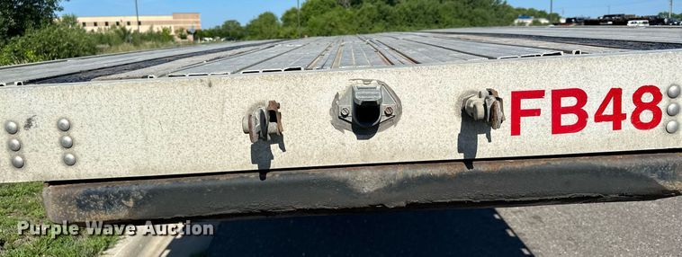 image for item DQ7337 1997 Transcraft Eagle W2  flatbed trailer