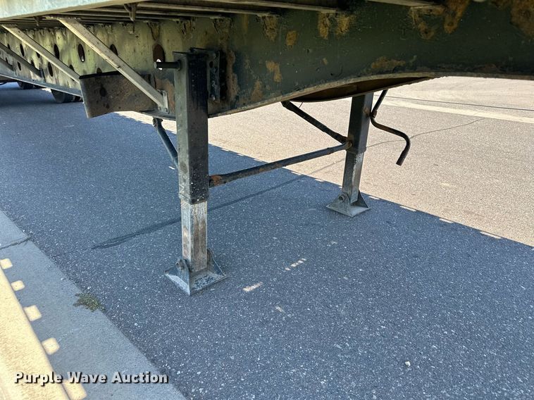 image for item DQ7337 1997 Transcraft Eagle W2  flatbed trailer