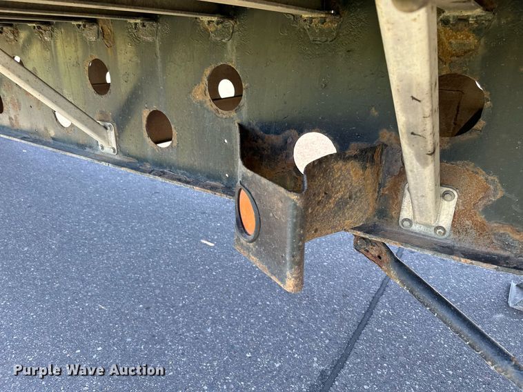 image for item DQ7337 1997 Transcraft Eagle W2  flatbed trailer