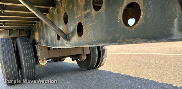 image for item DQ7337 1997 Transcraft Eagle W2  flatbed trailer