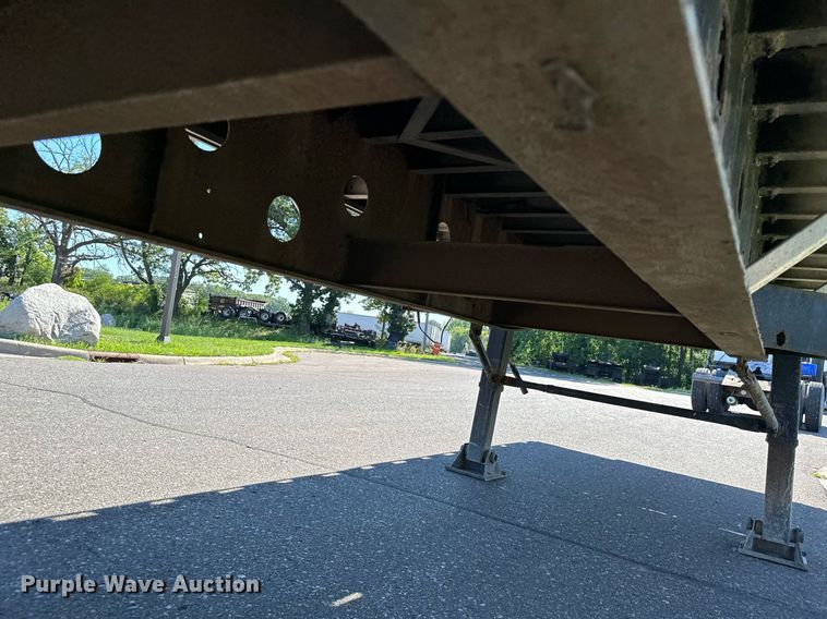 image for item DQ7337 1997 Transcraft Eagle W2  flatbed trailer