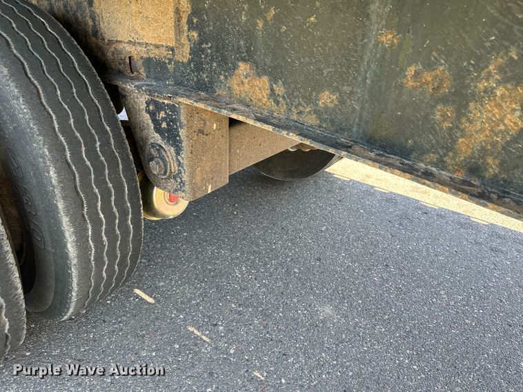 image for item DQ7337 1997 Transcraft Eagle W2  flatbed trailer